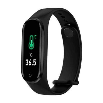 m4 smart bracelet band fitness heart rate monitor body temperature cheap sports watch