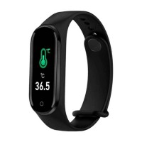 m4 smart bracelet band fitness heart rate monitor body temperature cheap sports watch